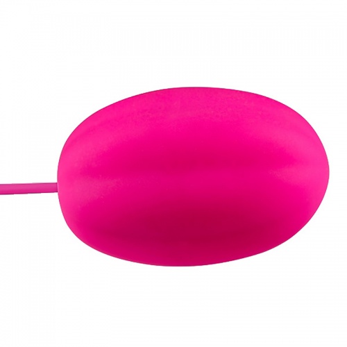Виброяйцо "Play Ball" с пультом управления, розовое фото 3