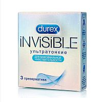 Дюрекс-3 Invisible презервативы ультратонкие