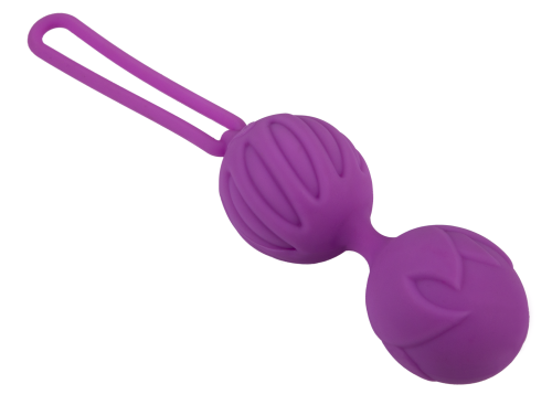Вагинальные шарики "Geisha Lastic Balls, размер S", фиолетовые