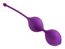 Вагинальные шарики на сцепке "U-tone", фиолетовые