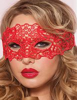 Ажурная красная маска