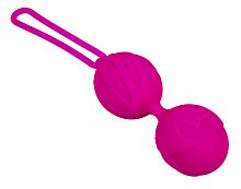 Вагинальные шарики "Geisha Lastic Balls, размер S, фуксия 