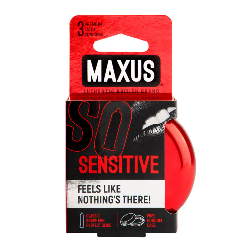 Презервативы ультратонкие Maxus №3 Sensitive жк