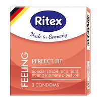 Презервативы Ritex Perfect Fit-3  анатомической формы с накопителем