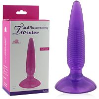 Анальный плаг "Twister" Розовый