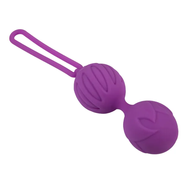 Вагинальные шарики "Geisha Lastic Balls, размер L", фиолетовые