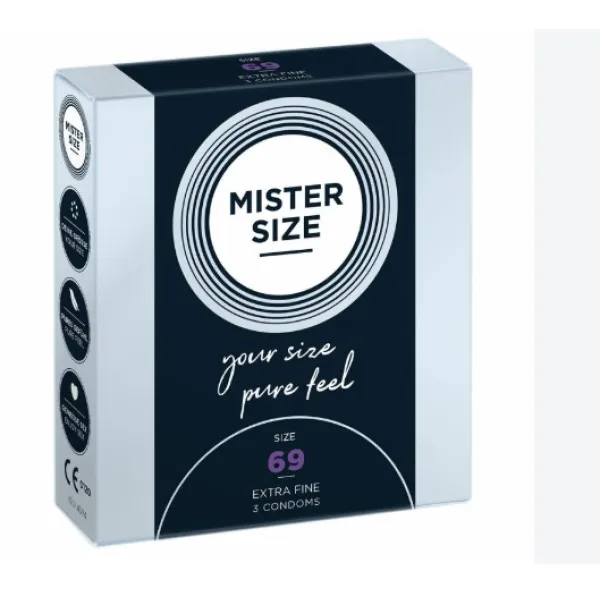 Презервативы MISTER SIZE 69,  3 шт