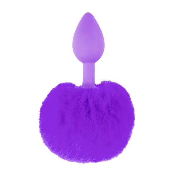 Neon Bunny tail Хвост неонового кролика цвет фиолетовый