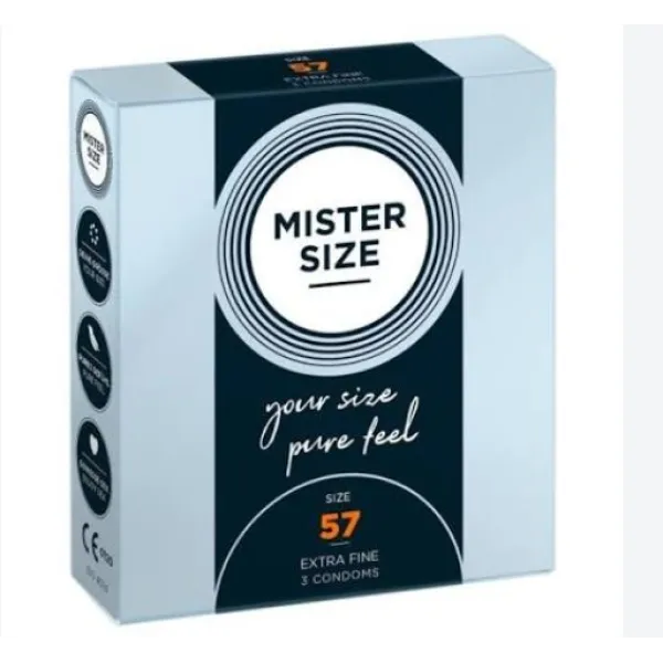 Презервативы MISTER SIZE 57,  3 шт