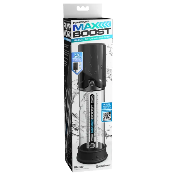 Помпа вакуумная мужская Max Boost, чёрная