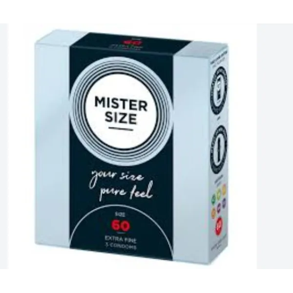 Презервативы MISTER SIZE 60,  3 шт