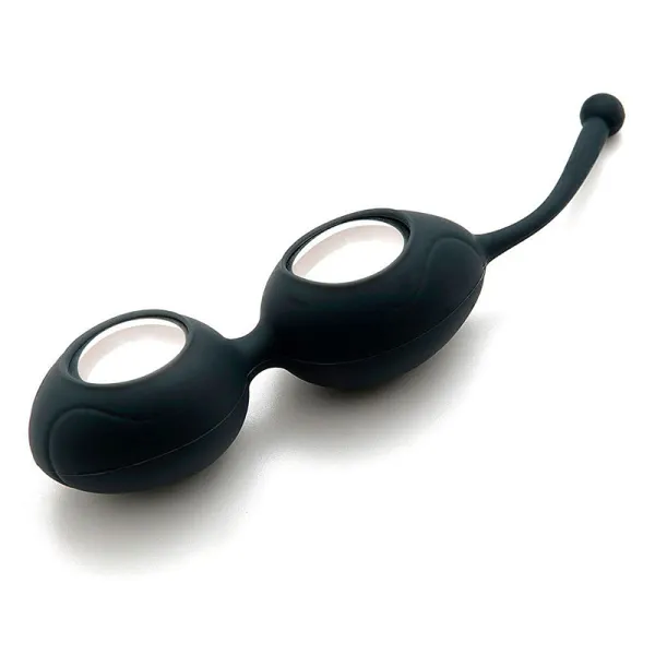 Вагинальные шарики со смещенным центром тяжести  " Silicone Ben Wa Balls " черные