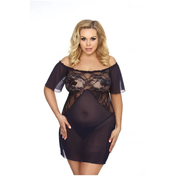 Сорочка VENEA черный, 3XL-4XL