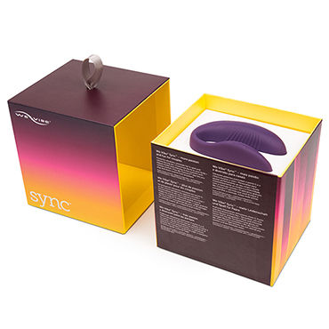 We-Vibe Вибратор для пар из силикона Sync 7.5 cм, фиолетовый