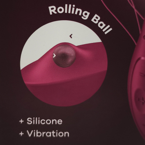 Вибростимулятор Exciterrr, бордо фото 3