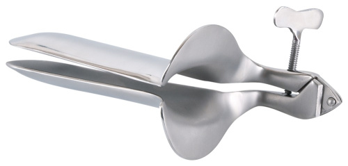 Вагинальный стимулятор расширитель металлический Vaginalspekulum Sextreme	 фото 5