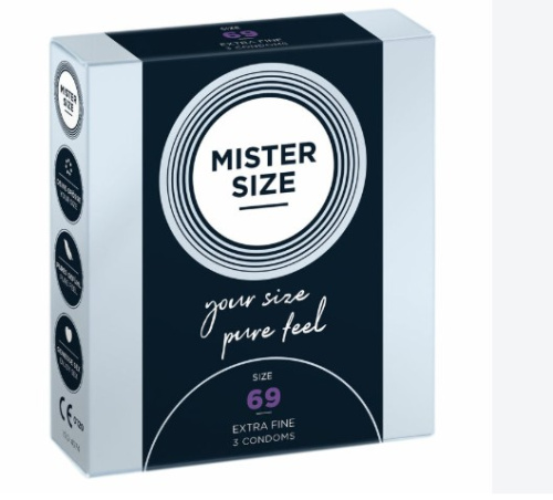 Презервативы MISTER SIZE 69, 3 шт Презервативы MISTER SIZE 69, 3 шт