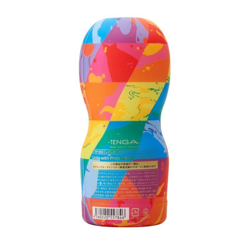 Мастурбатор TENGA - ORIGINAL VACUUM CUP UNITE WITH PRIDE 003-TRP фото 2