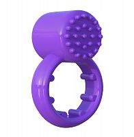 Эрекционное кольцо фиолетовое с вибрацией
