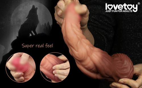 Фалломитатор на присоске телесный 411015 LV  фото 6