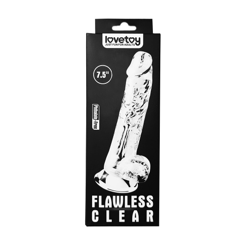 Фаллоимитатор Flawless Clear Dildo 7.5'' 310016 LV фото 3