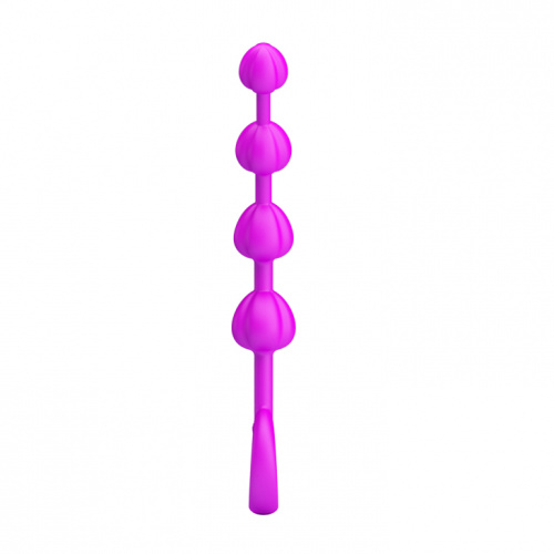 Анальная цепочка из шариков Beeds-4, розовая фото 9