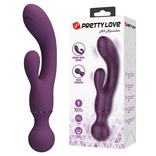 Двойной вибратор PRETTY LOVE ALL ROUNDER