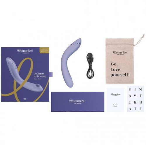 Стимулятор G-точки Womanizer OG c технологией Pleasure Air и вибрацией сиреневый фото 7