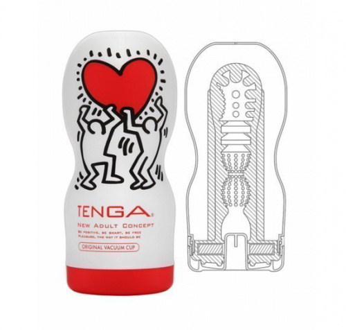 Мастурбатор Tenga Original Vacuum Cup Keith Haring Edition