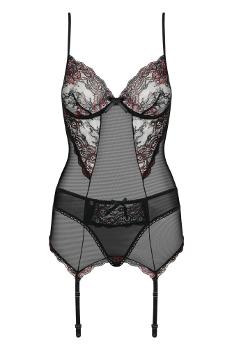 Корсет и трусики " Musca " L/XL черный фото 5