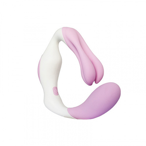 Вагинально-клиторальный стимулятор "O Venus", розовый фото 4