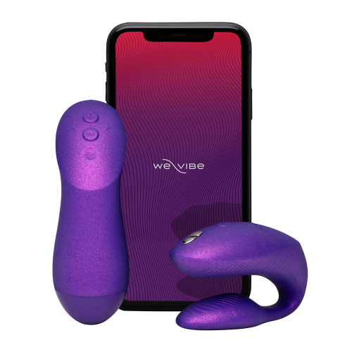 Вибратор для пар We-Vibe Chorus Pro фиолетовый фото 4