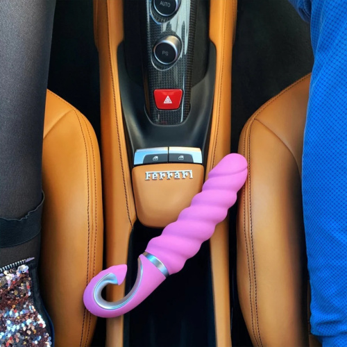 Анатомический витой вибратор Gvibe Gjack 2, розовый фото 4