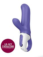 Satisfyer Вибратор Vibes Magic Bunny с клиторальным отростком 17.7 см, фиолетовый