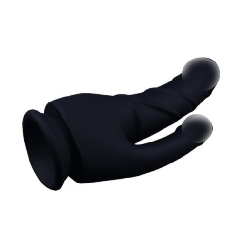 Двойной фаллоимитатор - Naked Legend Stripper Double Dildo black 101753892 фото 5