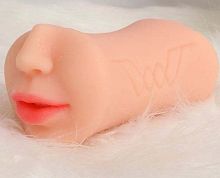 Реалистичный мастурбатор-вагина анус рот