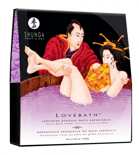 Порошок для принятия ванны LOVEBATH Чувственный лотос 650 гр 6802 SG