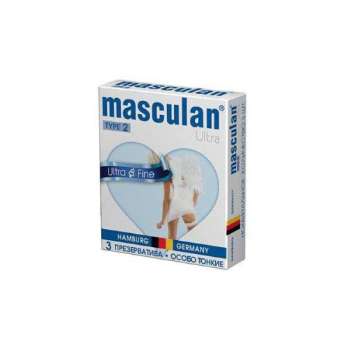 Презервативы Masculan Ultra Fine №3 (сверх тонкие с обильной смазкой) фото 2