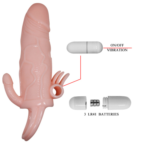 Насадка-реалистик с вибрацией и анальным стимулятором фото 7