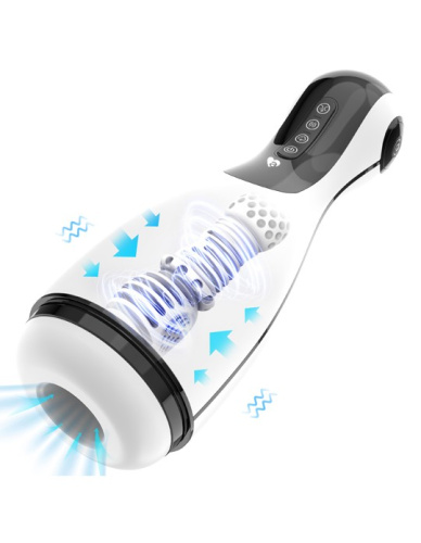 Мастурбатор инновационный Amovibe Good Night с имитацией орального секса белый фото 12