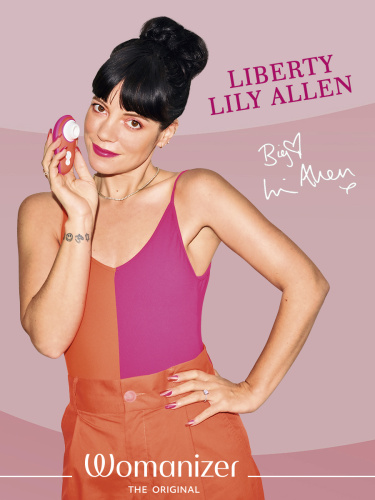 Бесконтактный клиторальный стимулятор Womanizer Liberty Lily Allen розовый WZ111SG3 фото 7