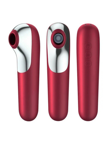 Satisfyer Стимулятор клитора вакуум-волновой Dual Love J2018-99, красный фото 5