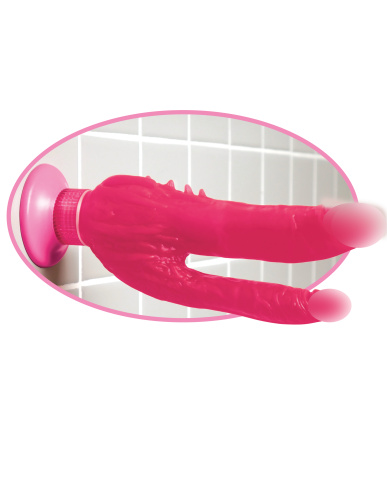 Вибратор водонепроницаемый двойной глубокого проникновения 1353-11 PD  фото 5