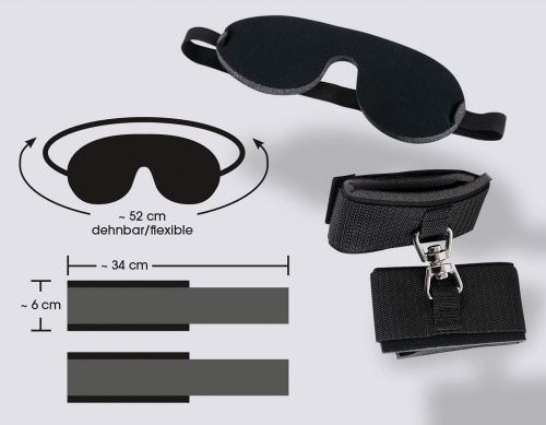 Набор наручники+маска Bad Kitty фото 6