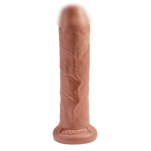 Фаллоимитатор на присоске необрезанный  King Cock 7 Uncut Cock