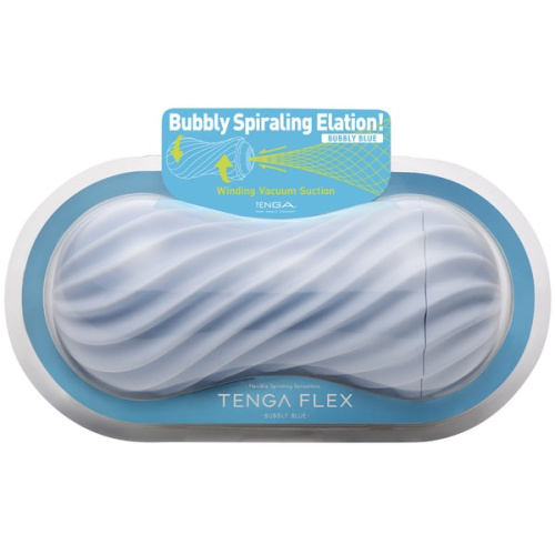 Мастурбатор Tenga Flex Bubbly Blue