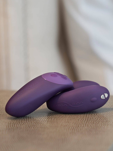 We-Vibe Вибратор для пар из силикона Chorus с пультом ДУ, purple фото 10