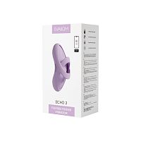 Echo 2 Вибромассажёр на пальцы с функцией нагрева, сиреневый