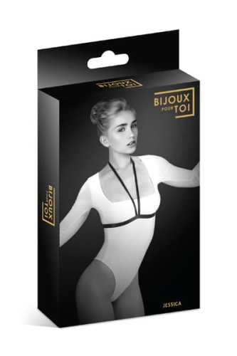 Bijoux Pour Toi Фиксация: упряжь на грудь Джессика Harnais de buste elastique Jessica /606906 