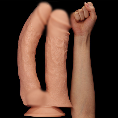 Реалистичный мега двойной фаллоимитатор 111013 LV фото 4